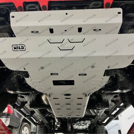 Completo Piastre di Protezione in Acciaio 3MM Toyota Hilux 2016-2026 - WildTT