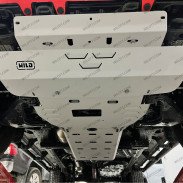 Komplettsatz Unterlegplatten Stahl 3MM Toyota Hilux 2016-2026 - WildTT