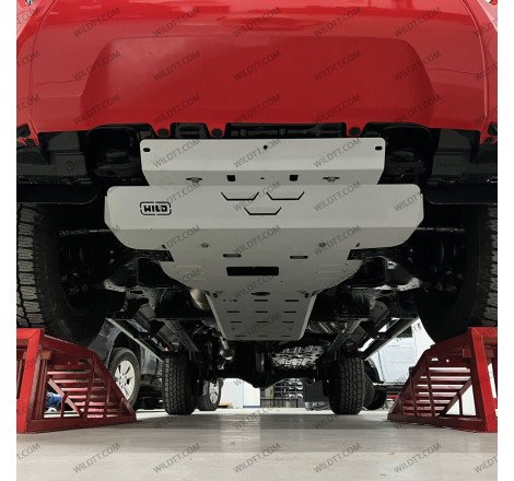 Kit Completo Proteções Inferiores Aço 3MM Toyota Hilux 2016-2026 - WildTT