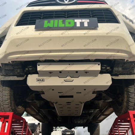 Kit Complet Plaques de Protection Acier 3MM Toyota Hilux 2016-2026 - WildTT