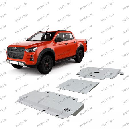Kit Completo Cubrecarter de Acero 3MM Isuzu D-Max 2020+ - WildTT