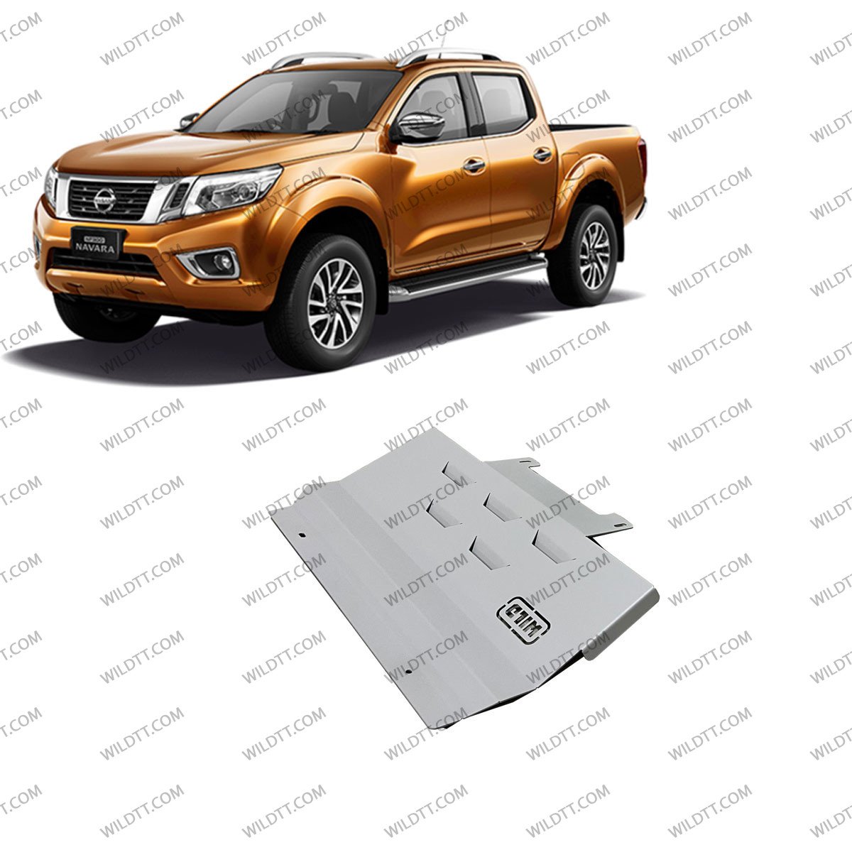 Protección del Radiador de Acero 3MM Nissan Navara NP300 D23 2016-2021 - WildTT