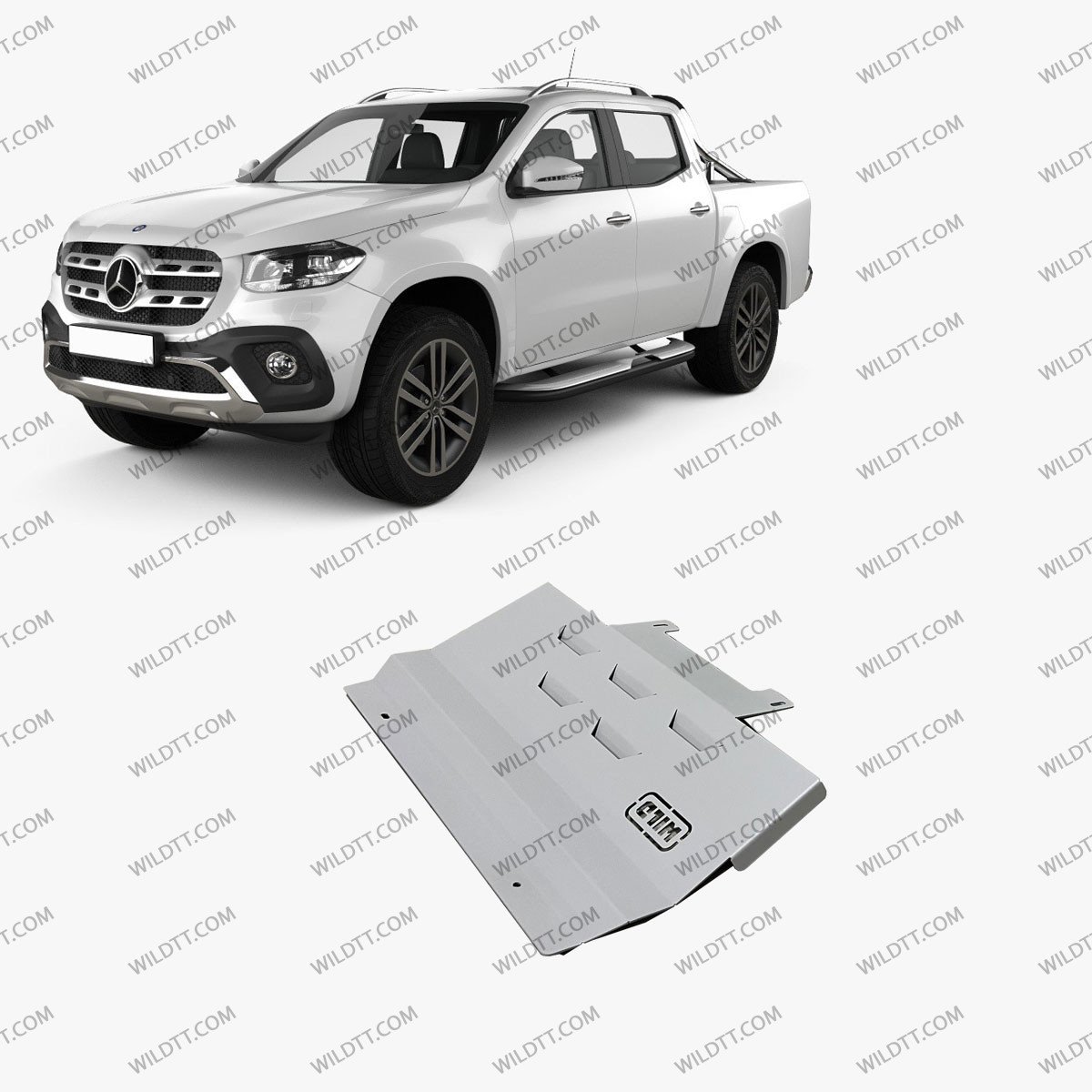 Proteção Radiador Aço 3MM Mercedes-Benz Classe X - WildTT