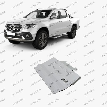 Proteção Radiador Aço 3MM Mercedes-Benz Classe X - WildTT