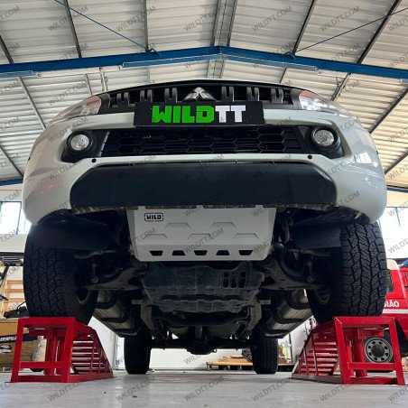 Proteção Radiador Aço 3MM Mitsubishi L200 2015+ - WildTT