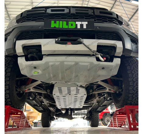 Underbody Protections Complete Kit Steel 3MM Ford Ranger Raptor 2023+ - WildTT