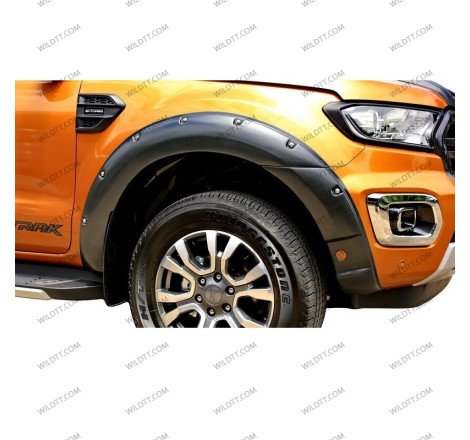 Elargisseurs d'Ailes OFF-Road avec Capteurs Ford Ranger DC 2019-2022 - WildTT