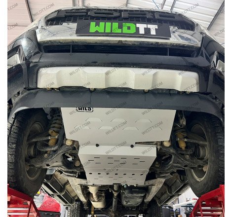 Underbody Protections Complete Kit Steel 3MM Ford Ranger 2012-2020 - WildTT