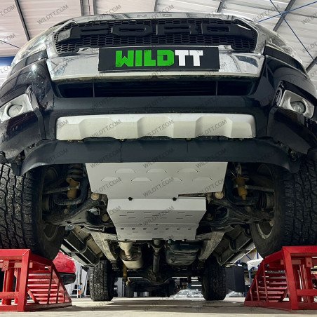 Underbody Protections Complete Kit Steel 3MM Ford Ranger 2012-2020 - WildTT