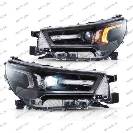 Faros LED Toyota Hilux 2020-2026 - WildTT
