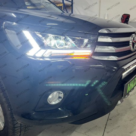 Faros Full LED Toyota Hilux 2016-2020 - WildTT