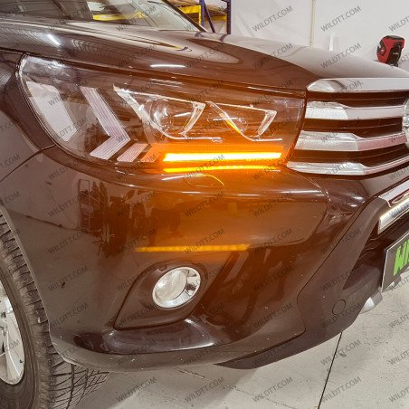 Faros Full LED Toyota Hilux 2016-2020 - WildTT