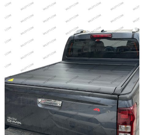Top Roll Wild Electric Isuzu D-Max DC 2012-2019 W/ V-Cross Roll-Bar - WildTT