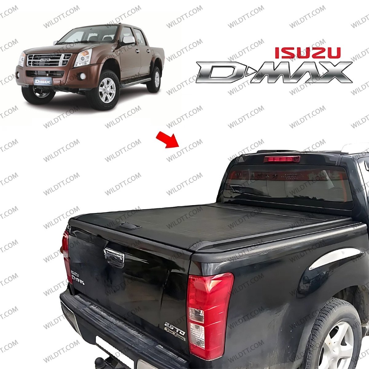 Top Roll Wild Manuel Isuzu D-Max DC 2002-2012 - WildTT