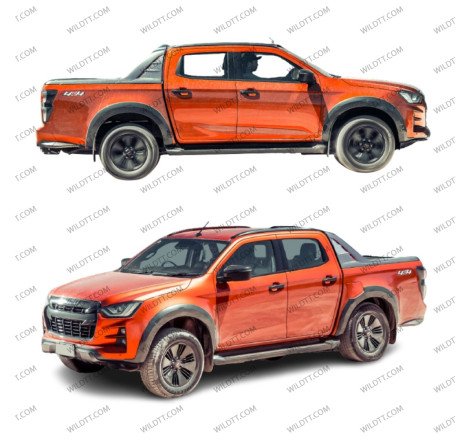 Top Roll Wild Manuel Isuzu D-Max DC 2020+ avec Roll-Bar V-Cross - WildTT