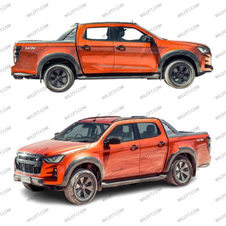 Top Roll Wild Manuel Isuzu D-Max DC 2012-2019 avec Roll-Bar V-Cross - WildTT