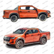 Top Roll Wild Manuel Isuzu D-Max DC 2012-2019 avec Roll-Bar V-Cross - WildTT