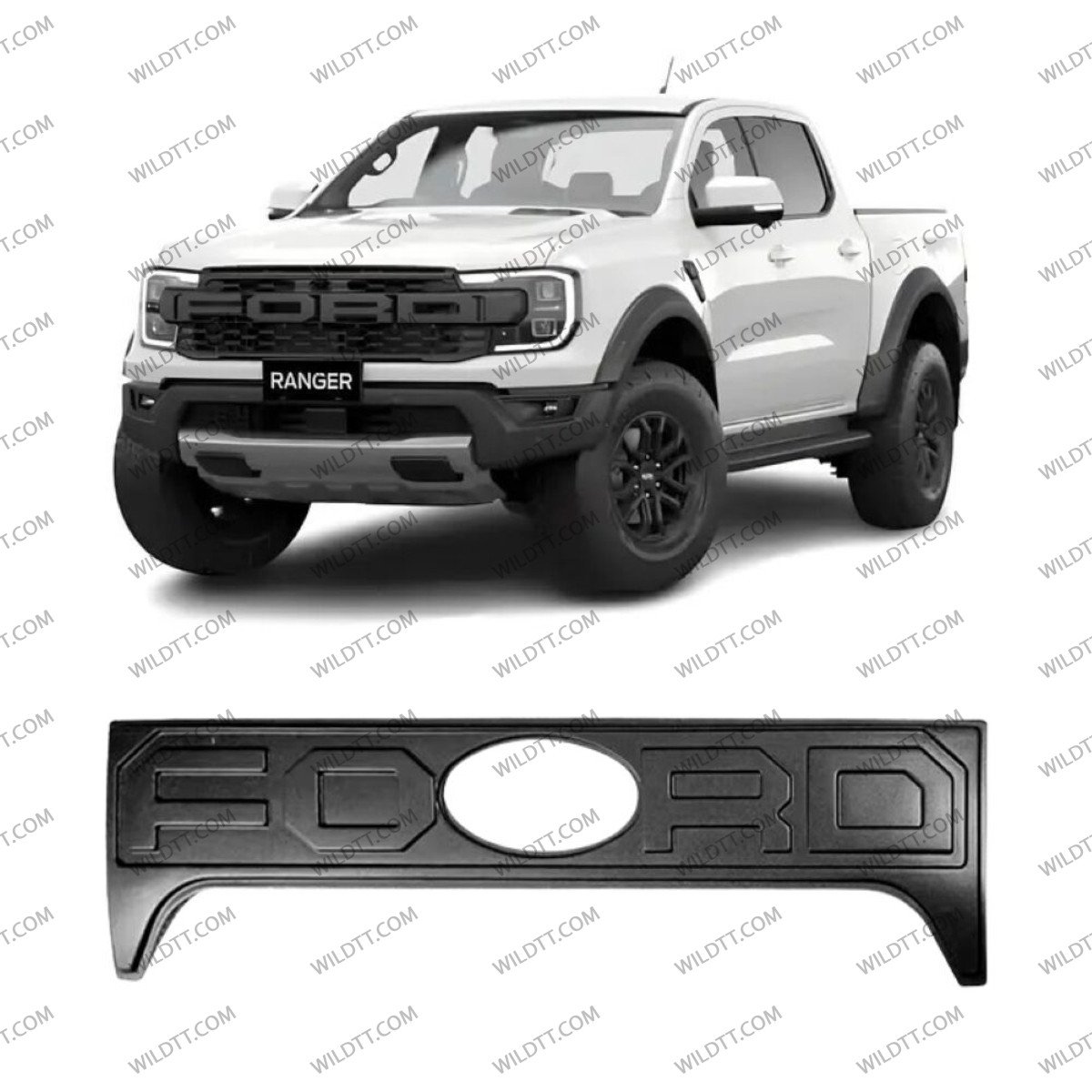 Couvercle de Hayon Arrière Ford Ranger/Raptor 2023+ - WildTT