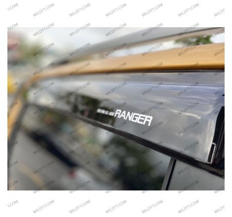 Wind Deflectors Ford Ranger EC 2023+ - WildTT