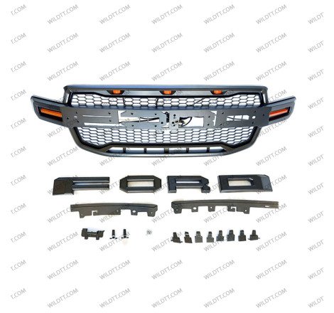 Grille de Radiateur "Raptor" avec LEDs Ford Ranger Wildtrak/Limited 2023+ - WildTT