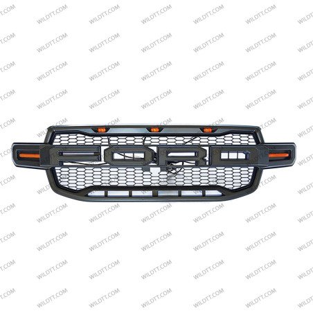 Radiator Grill "Raptor" W/ LEDs Ford Ranger Wildtrak/Limited 2023+ - WildTT