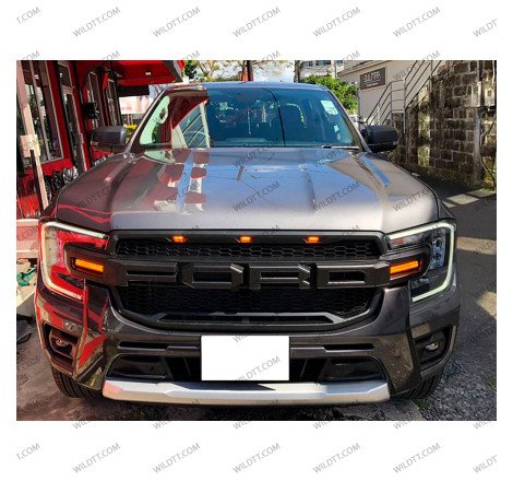 Griglia del Radiatore "Raptor" C/ LEDs Ford Ranger Wildtrak/Limited 2023+ - WildTT