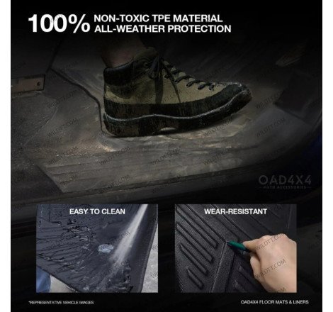 Tapis de Sol 3D Isuzu D-Max DC 2020+ - WildTT