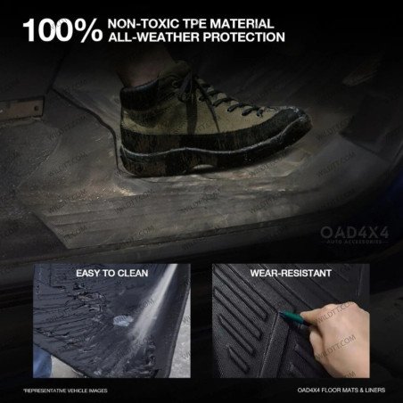 Tapis de Sol 3D Isuzu D-Max DC 2020+ - WildTT