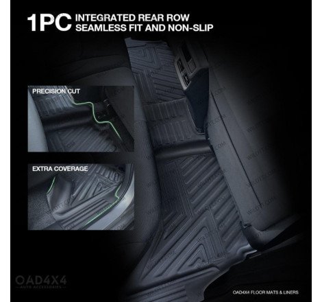 Floor Mats 3D Isuzu D-Max DC 2020+ - WildTT