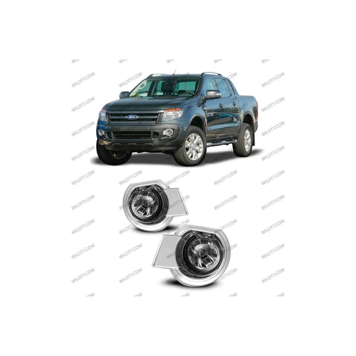 OEM Fog Lights Ford Ranger 2012-2016 - WildTT
