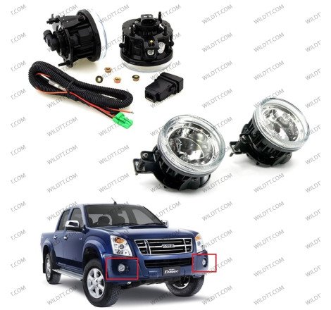 OEM Fog Lights Isuzu D-Max 2007-2011 - WildTT