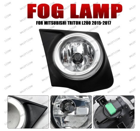 OEM Fog Lights Mitsubishi L200 2015-2019 - WildTT