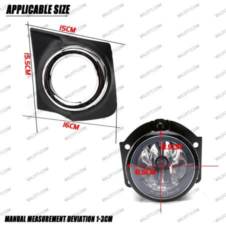 Phares Antibrouillard OEM Mitsubishi L200 2015-2019 - WildTT