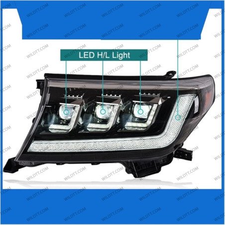 Fari LED Joker Toyota Hilux 2011-2016 - WildTT