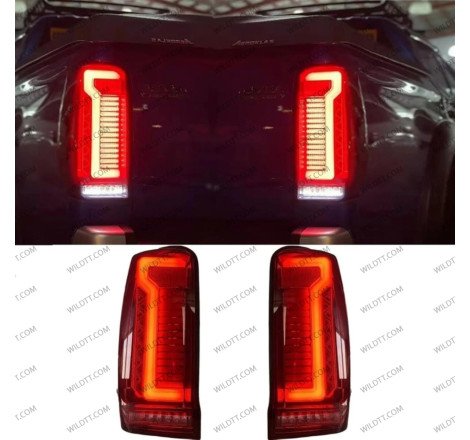 Smoked Led Tail Lights Mitsubishi L200 2019-2021 - WildTT
