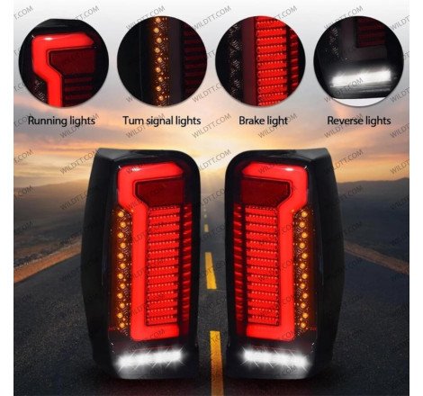 Feu Arrière à LED Fumé Mitsubishi L200 2019-2021 - WildTT