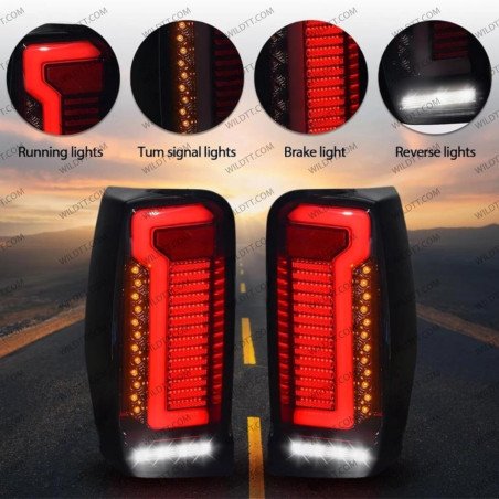 Feu Arrière à LED Fumé Mitsubishi L200 2019-2021 - WildTT