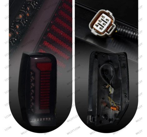 Smoked Led Tail Lights Mitsubishi L200 2019-2021 - WildTT