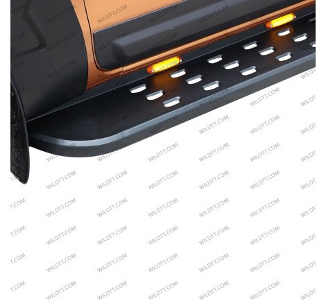 Marche Pieds Acier "Chaos" Mitsubishi L200 DC 2006-2015 - WildTT