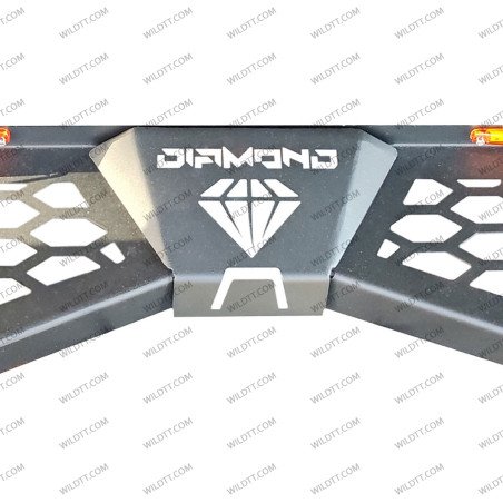 Steel Side Steps "Diamond" Nissan Navara D40 KC 2005-2015 - WildTT