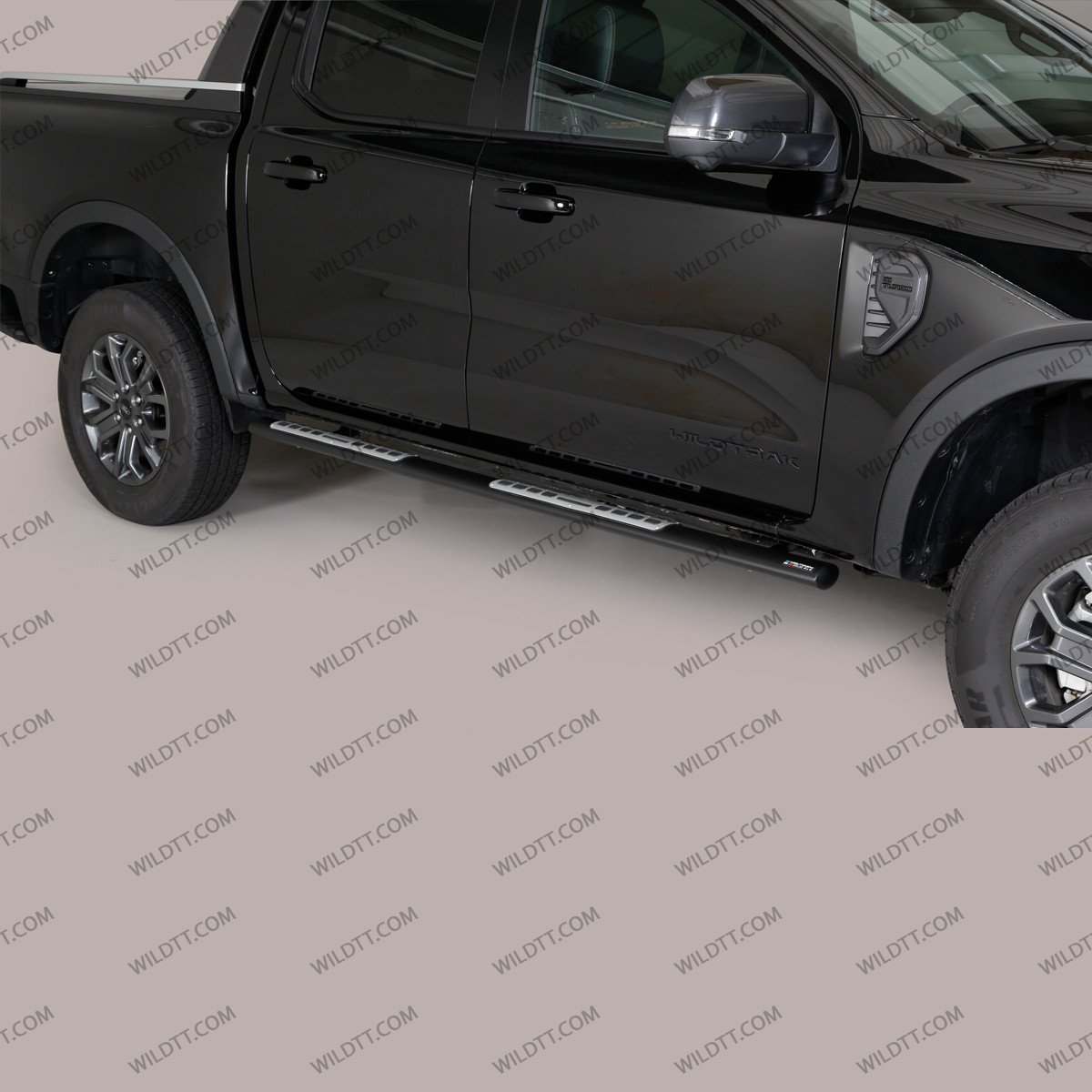 Marche Pieds Inox Ovales "Styling" Ford Ranger/Raptor DC 2012-2022 - WildTT