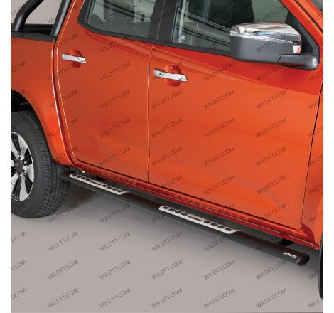 Side Steps Inox Oval "Styling" Isuzu D-Max EC 2020+ - WildTT
