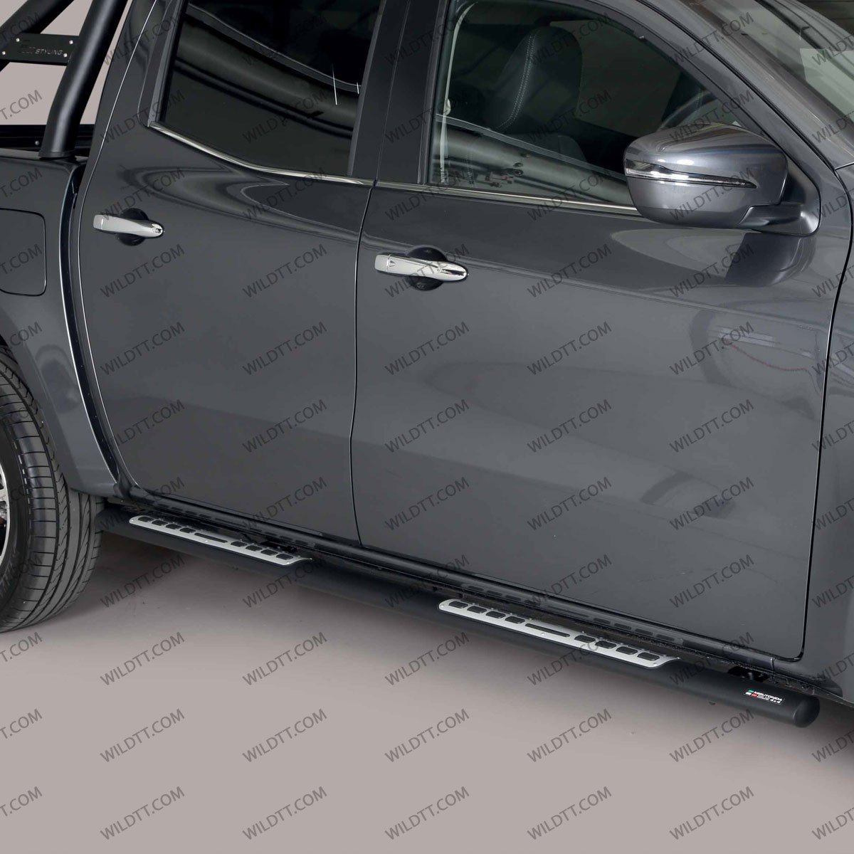 Pedana Inox Ovali "Styling" Nissan Navara D40 DC 2005-2010 - WildTT