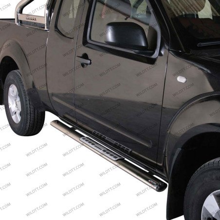Side Steps Inox Oval "Styling" Nissan Navara D40 KC 2005-2010 - WildTT