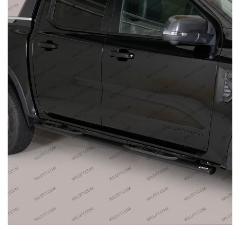 Side Steps Inox Oval Ford Ranger DC 2009-2012 - WildTT