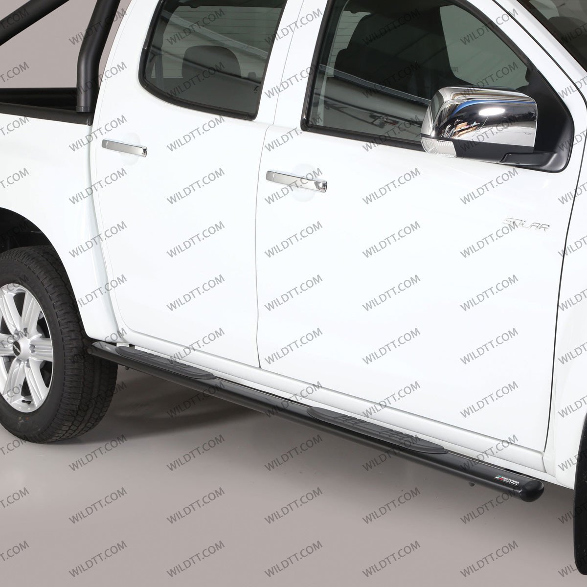 Side Steps Inox Oval Isuzu D-Max DC 2012-2020 - WildTT