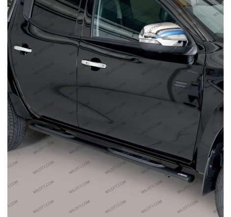 Pedana Inox Ovali Mitsubishi L200 DC 2006-2010 - WildTT