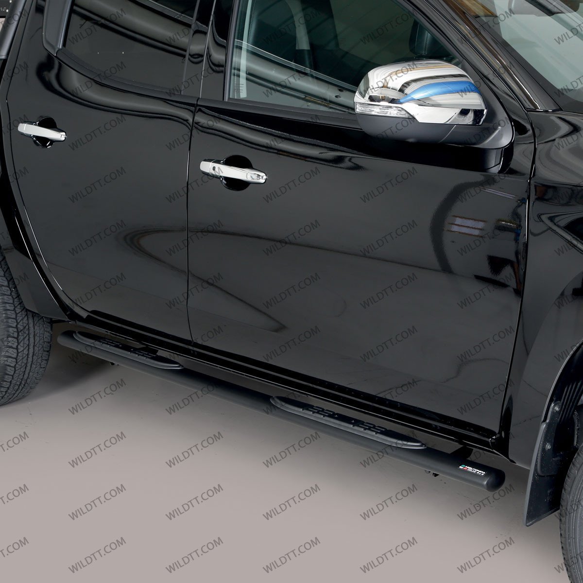 Side Steps Inox Oval Mitsubishi L200 DC 2006-2010 - WildTT