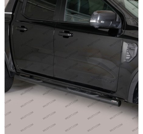 Marche Pieds Inox Tube 76MM Ford Ranger DC 2006-2009 - WildTT