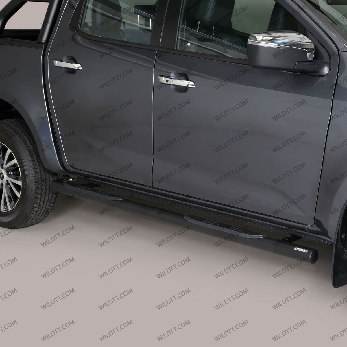 Pedana Inox Tubo 76MM Isuzu D-Max DC 2007-2012 - WildTT